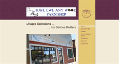 Desktop Screenshot of haveeweanywoolyarnshop.com